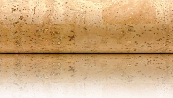 tela de cortiça natural com fundo branco