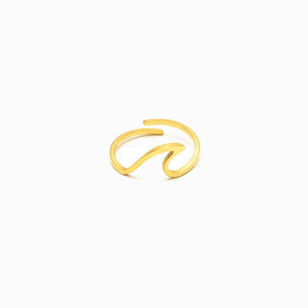 Anel Aço Inox Dourado JZ1101