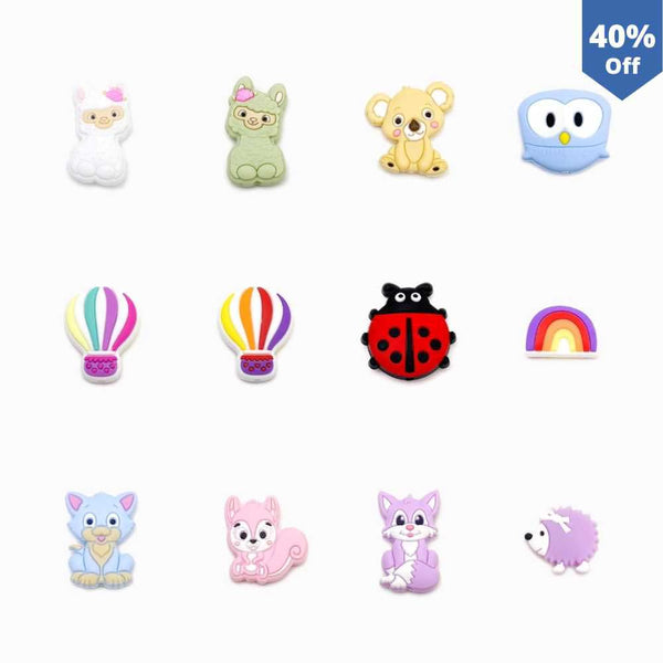 BONECOS DE SILICONE COM ETIQUETA DE DESCONTO