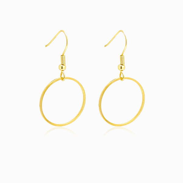 Brincos Geométricos BR2004 - Aço Inox Dourado