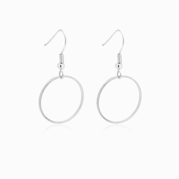 Brincos Geométricos BR2004 - Aço Inox Prateado