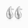 Brincos Gota - Aço Inox Prateado