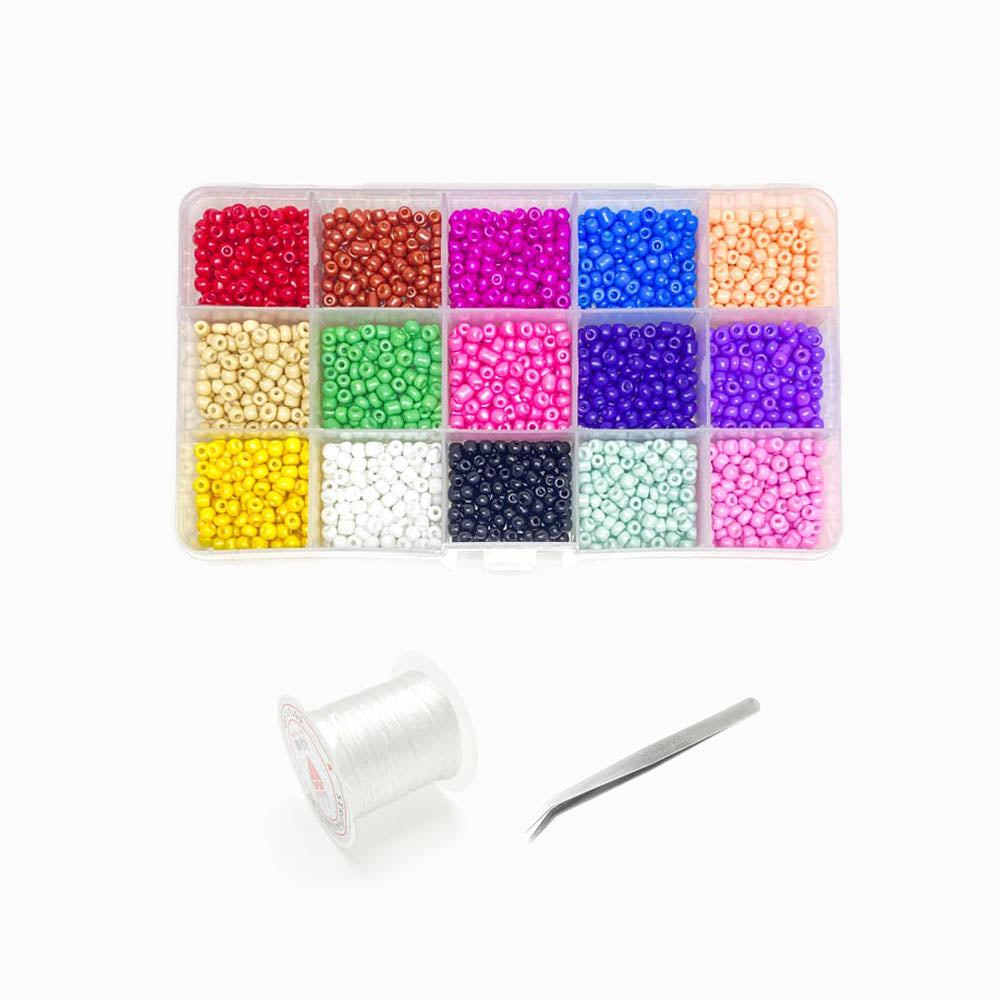 Kit MIssangas de Vidro 4mm com 15 cores