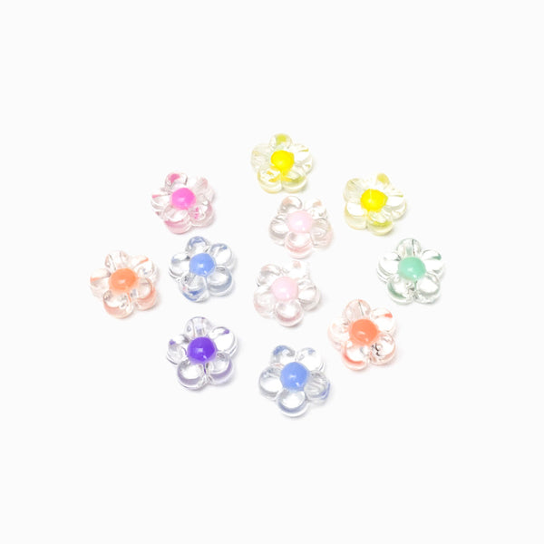Contas Acrílicas Flor 12mm