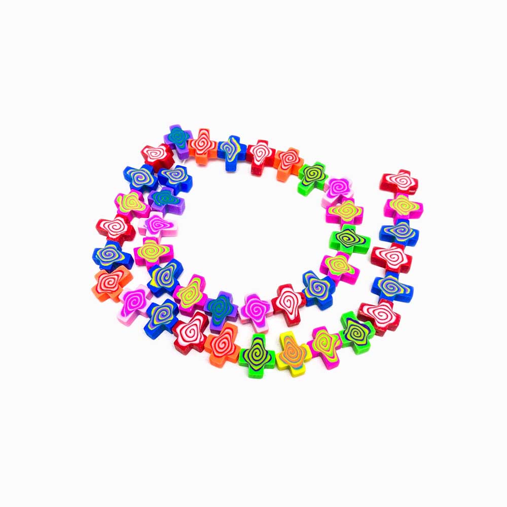 Contas de Fimo Design Cruz