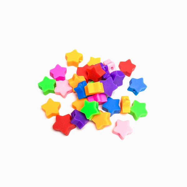 Contas de Fimo Design Estrela Lisa