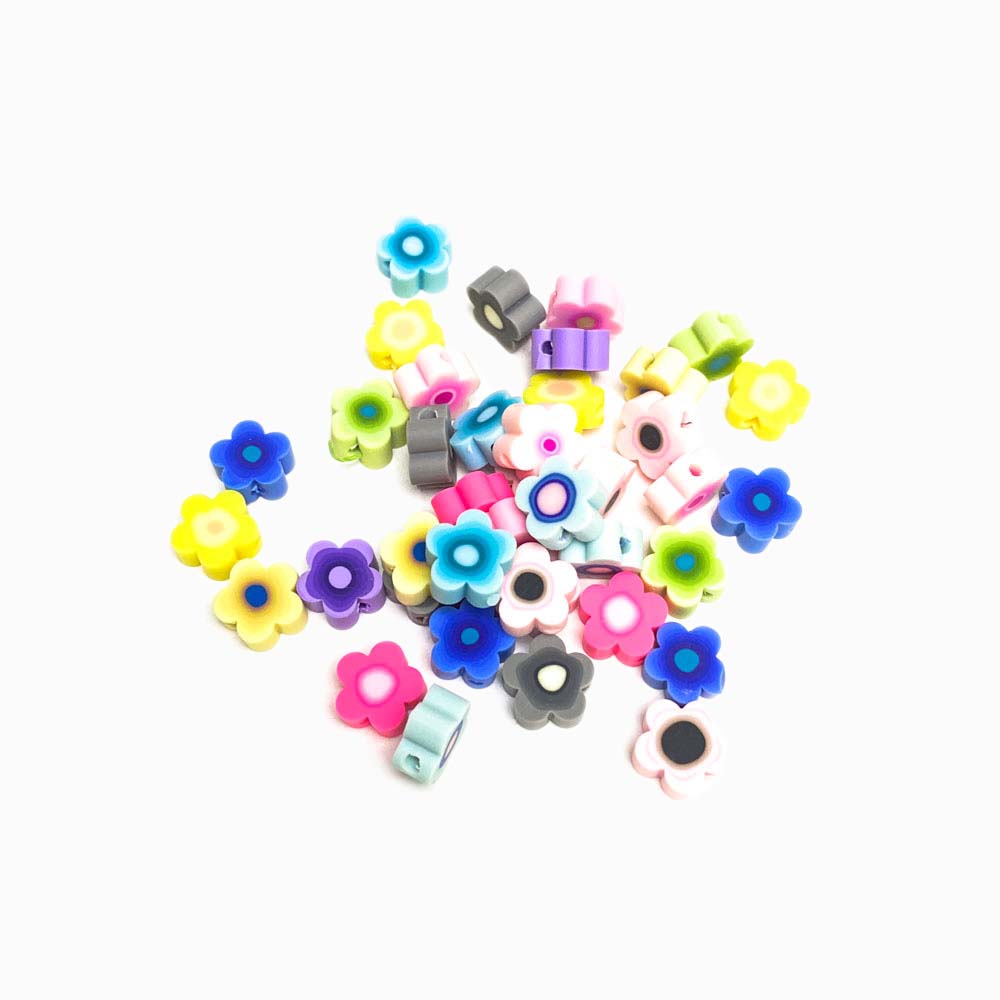 Contas de Fimo Design Design Flores