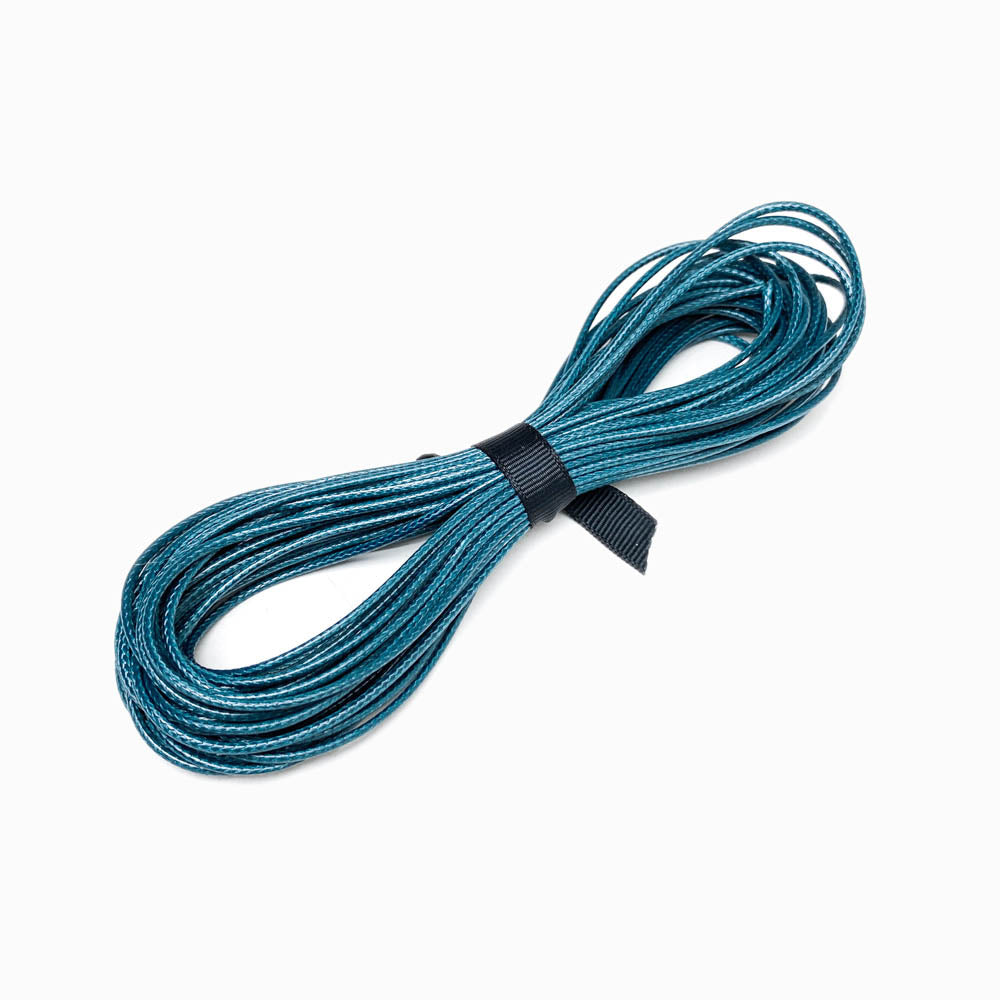 Fio Encerado Coreano 1.5mm Azul Ciano