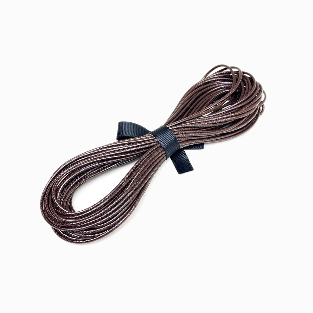 Fio Encerado Coreano 1.5mm Castanho Escuro