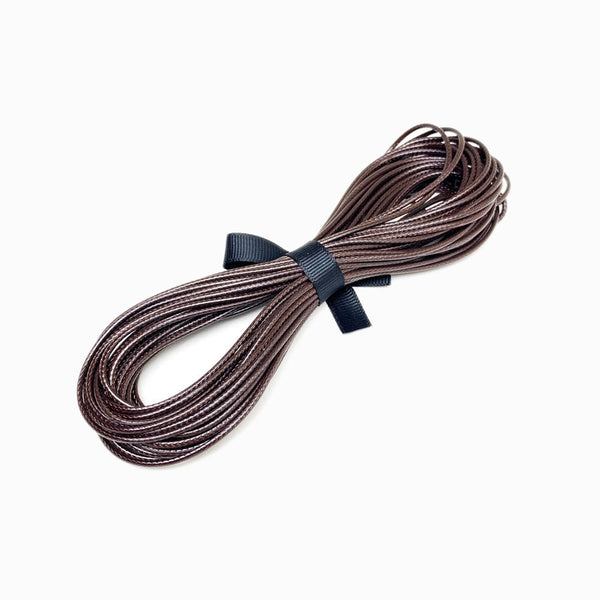 Fio Encerado Coreano 1.5mm Castanho Escuro