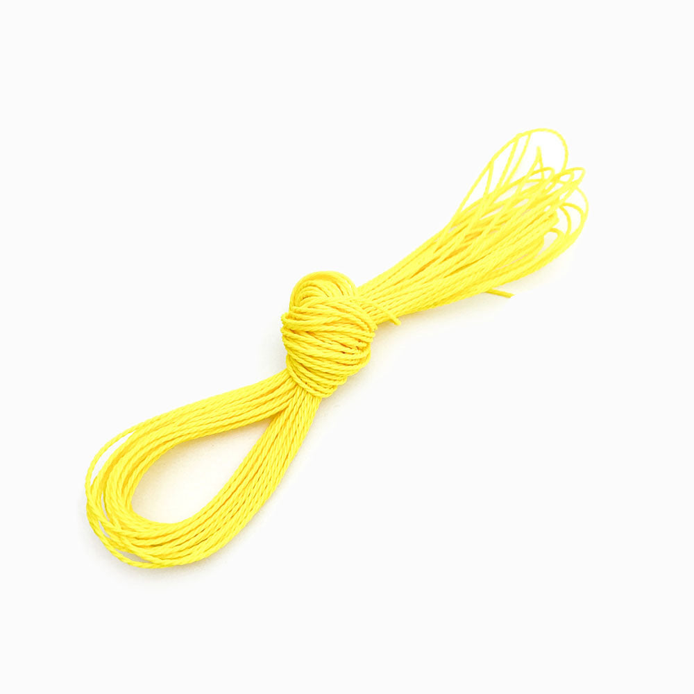 Fio Torcido Encerado 1mm Amarelo