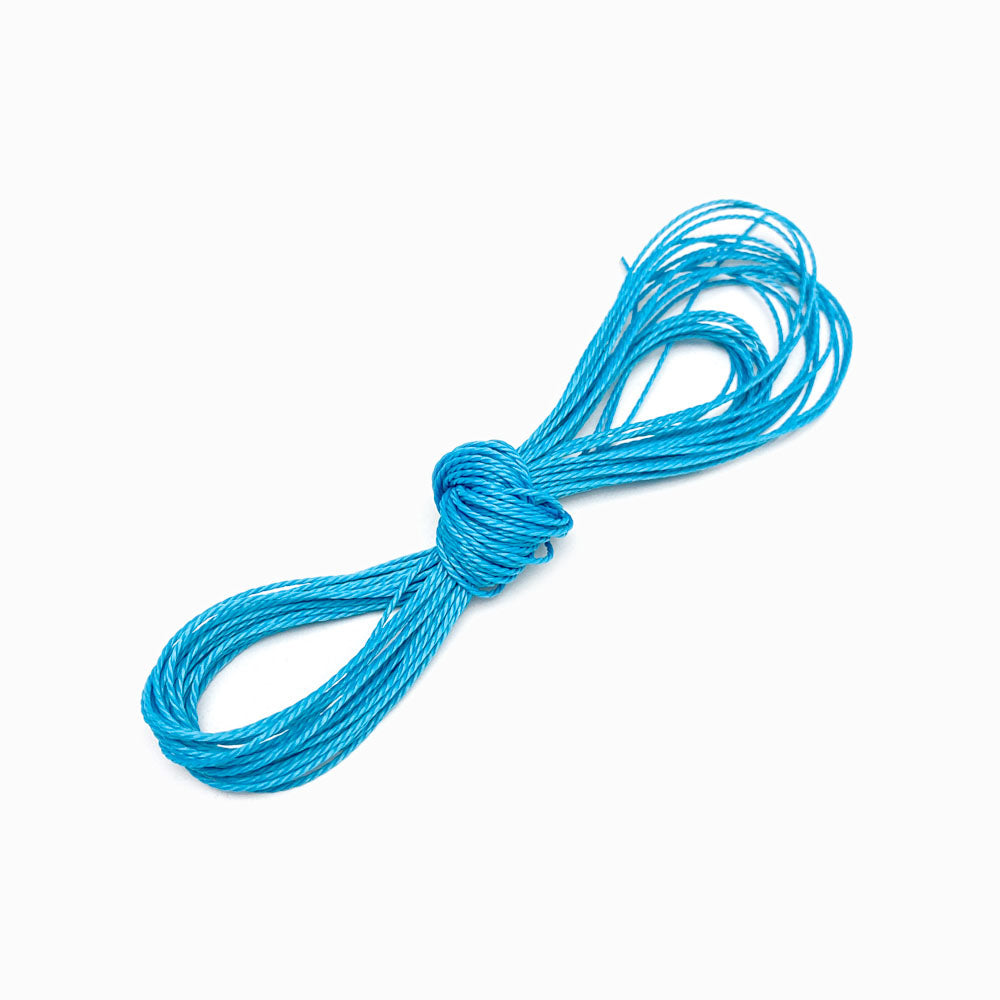 Fio Torcido Encerado 1mm Azul Celeste