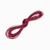Fio Torcido Encerado 1mm Vermelho Escuro