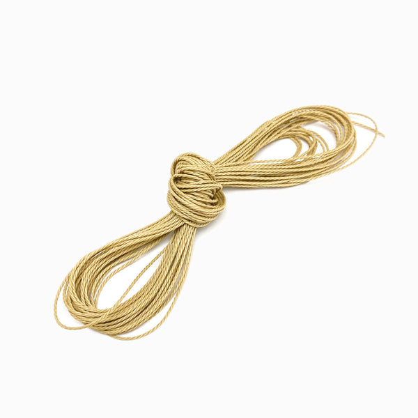 Fio Torcido Encerado 1mm Camel