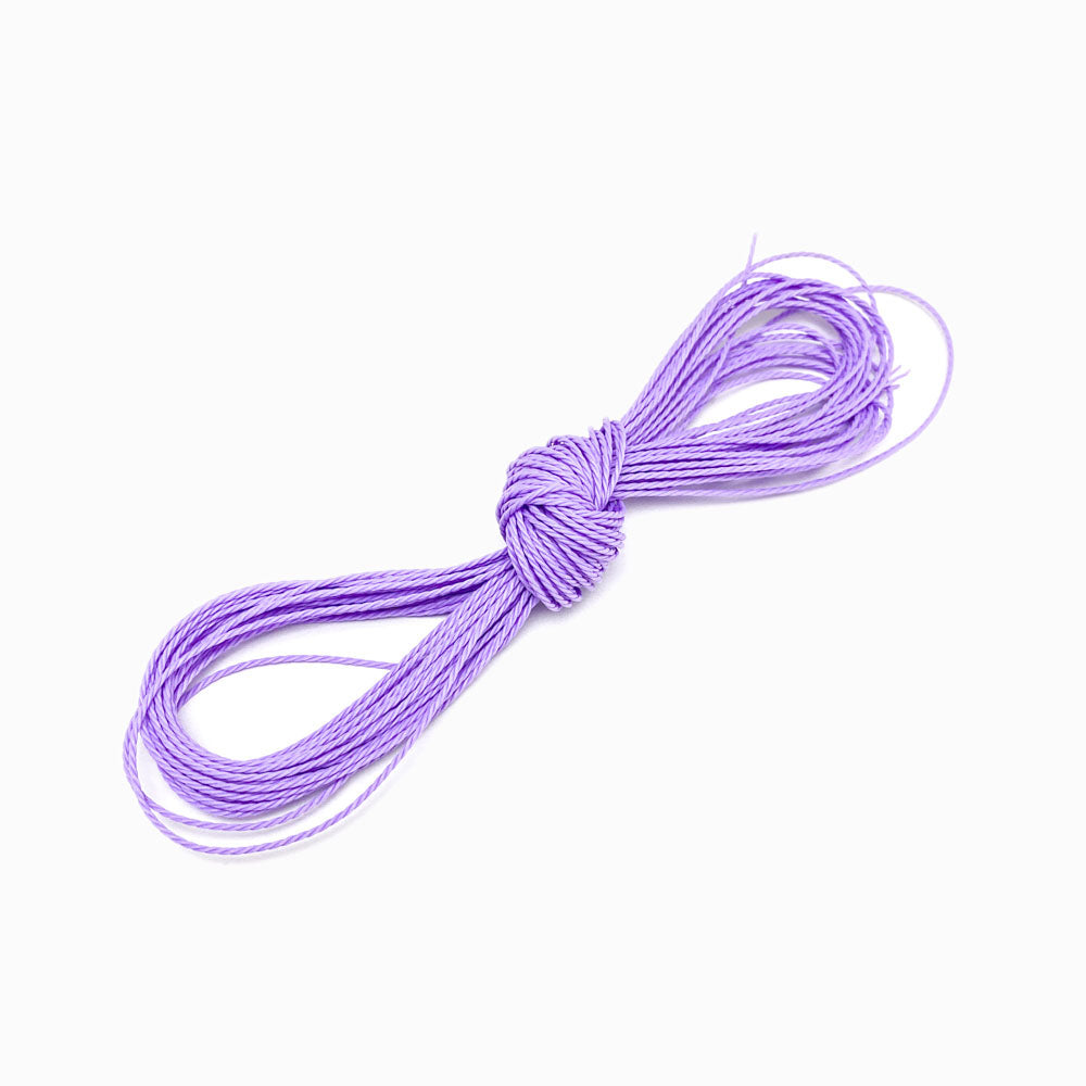 Fio Torcido Encerado 1mm Lavanda