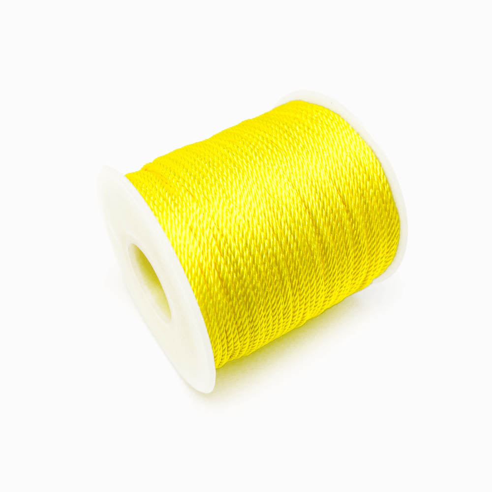 Fio Torcido para Pulseira Amarelo