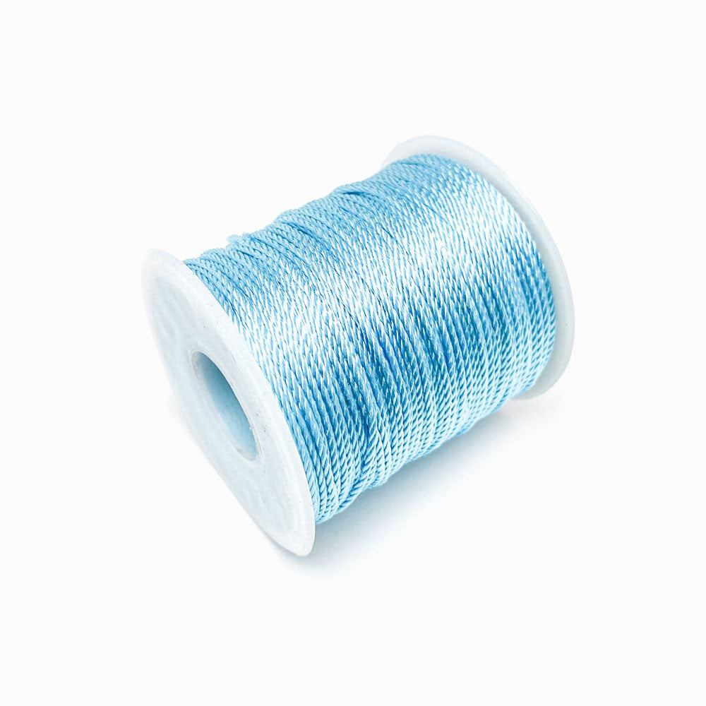 Fio Torcido para Pulseira Azul Claro