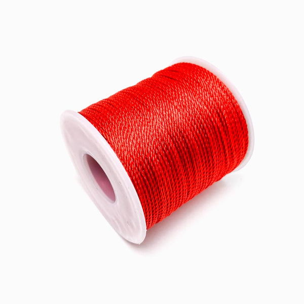 Fio Torcido para Pulseira Vermelho