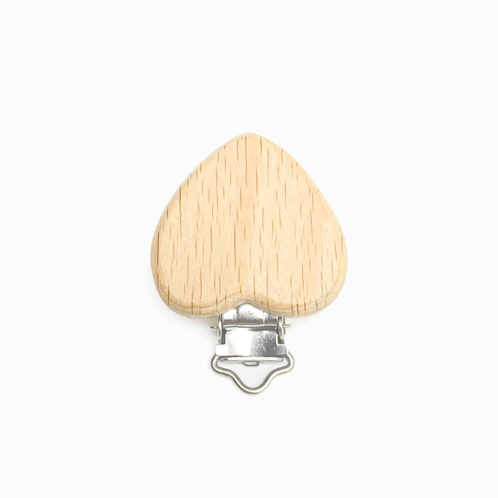 Mola Chucha Madeira Coração 36x36mm