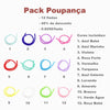 Pack poupança 12 fiadas de discos de borracha 6mm