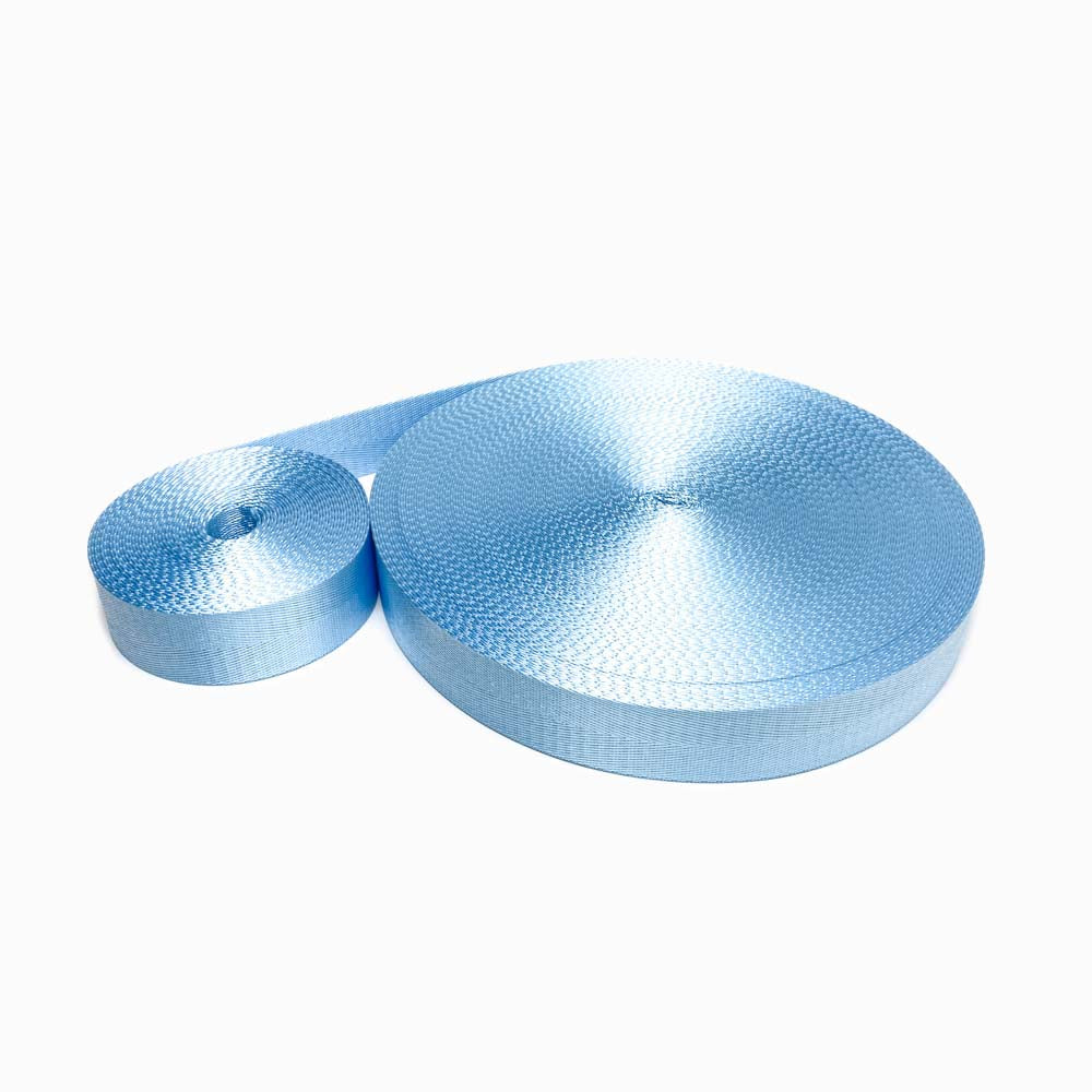 Precinta de nylon 32mm azul bebé