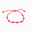 Pulseira 7 Nós Vermelha