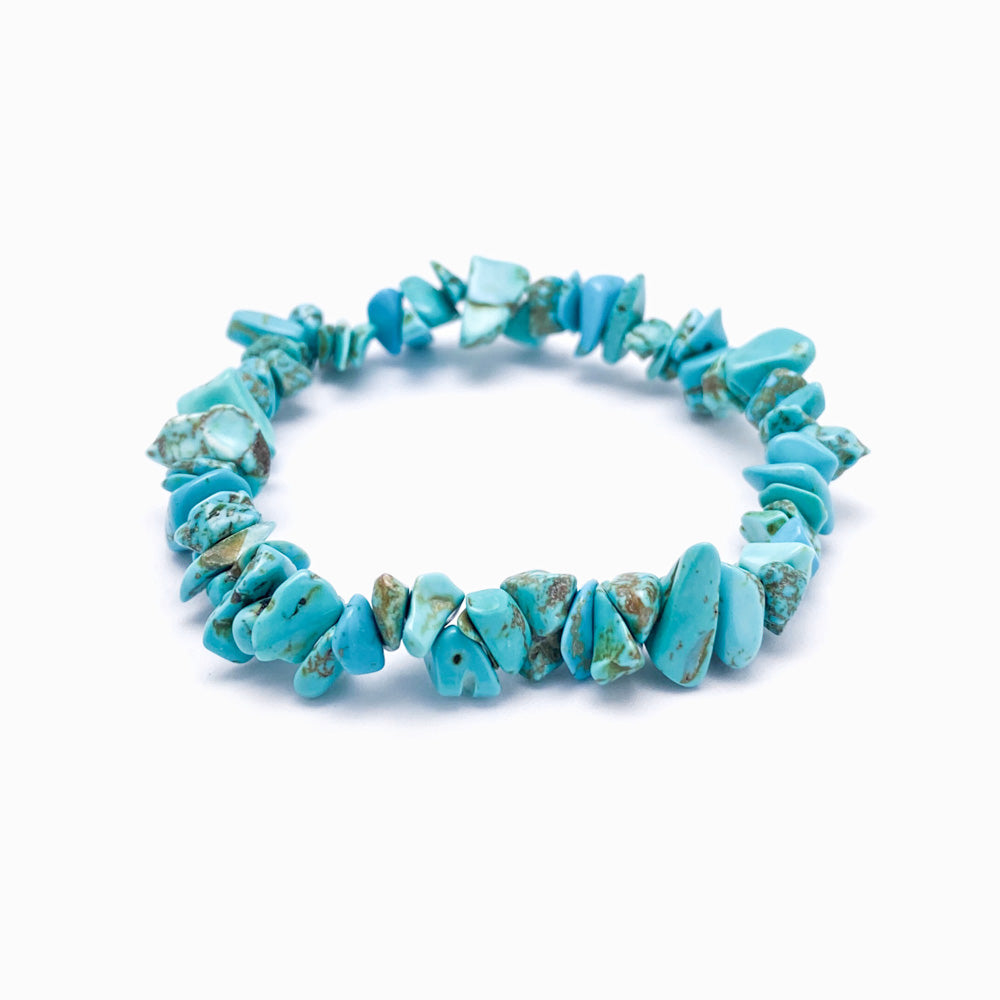 Pulseira Cascalho Howlita Azul PN4037