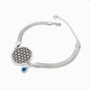 Pulseira Flor da Vida SL1097 - Aço Inox Prateado
