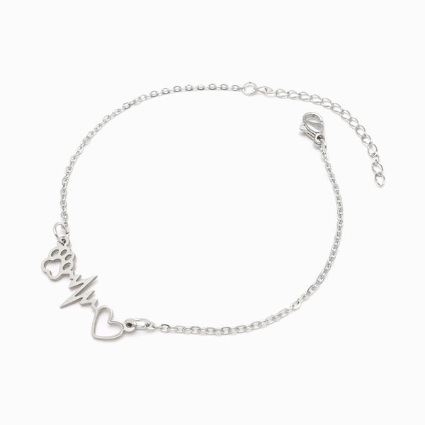 Pulseira Frequência Cardíaca SL2055 - Aço Inox Prateado