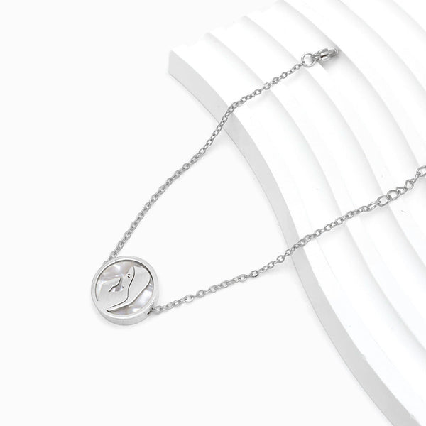 Pulseira Nossa Senhora SL2002 - Aço Inox Prateado com Madrepérola