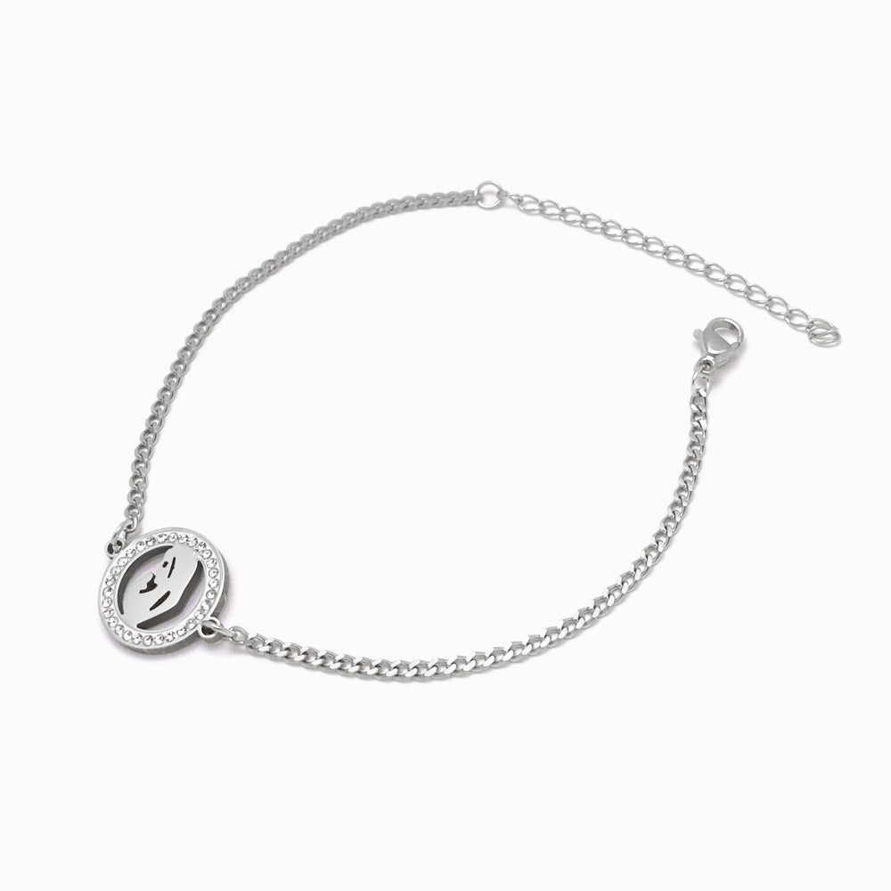 Pulseira Nossa Senhora SL2018 - Aço Inox Prateado