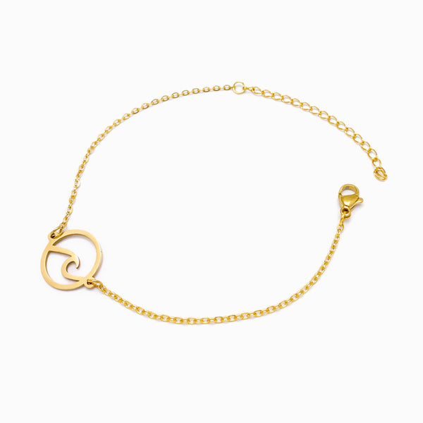 Pulseira Onda do Mar SL2053 - Aço Inox Dourado