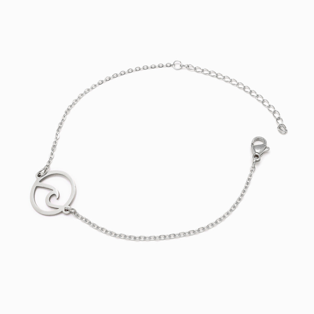 Pulseira Onda do Mar SL2053 - Aço Inox Prateado