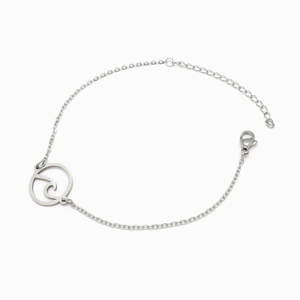 Pulseira Onda do Mar SL2053 - Aço Inox Prateado
