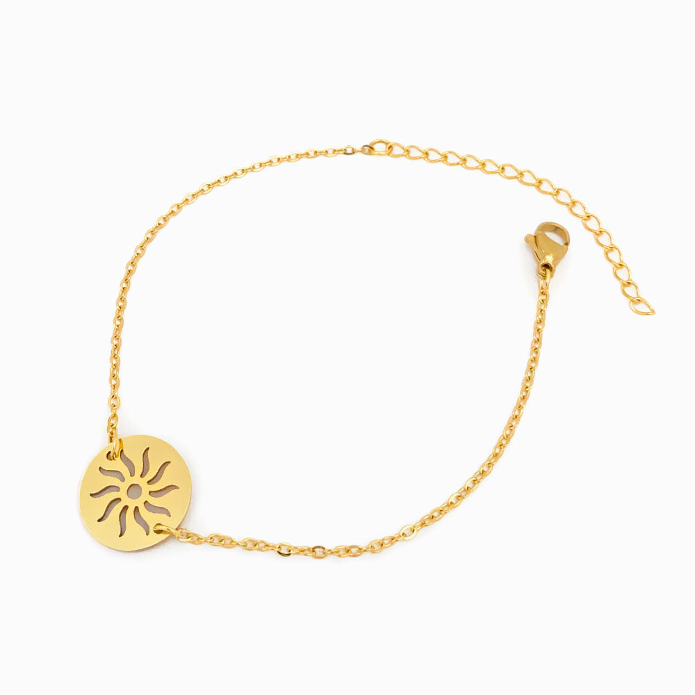 Pulseira Sol SL2024 - Aço Inox Dourado