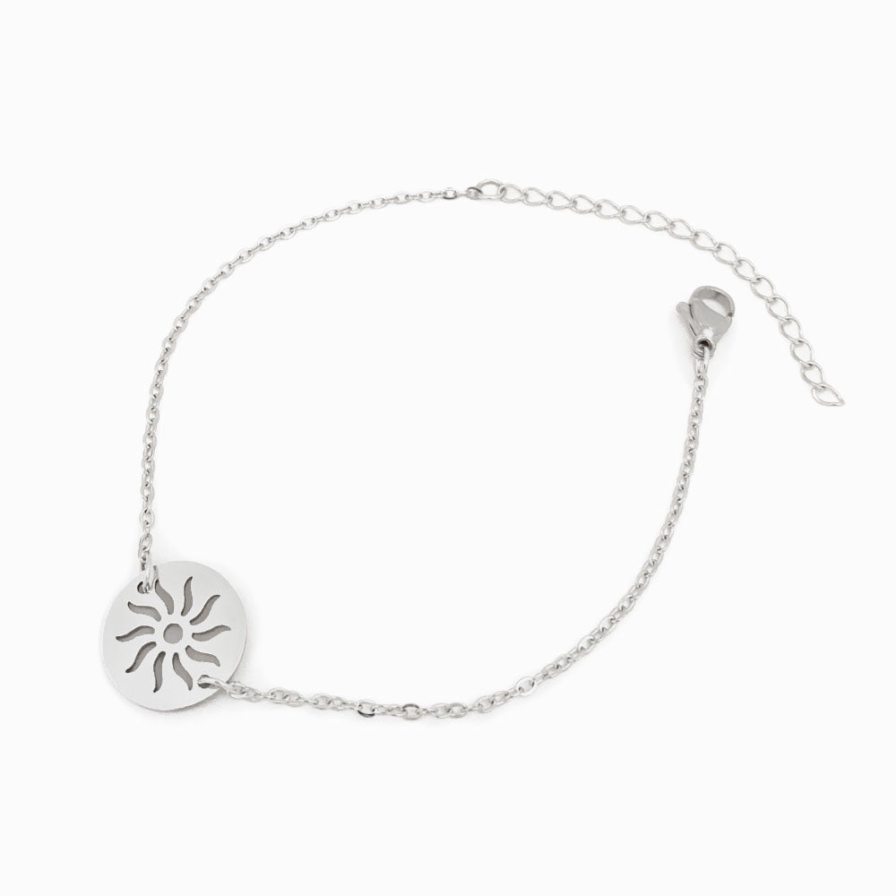 Pulseira Sol SL2024 - Aço Inox Prateado