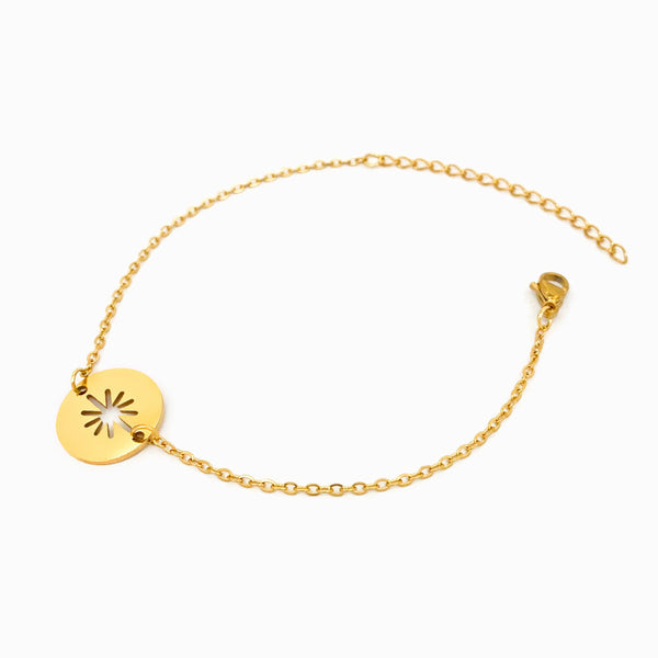 Pulseira Sol SL2038 - Aço Inox Dourado