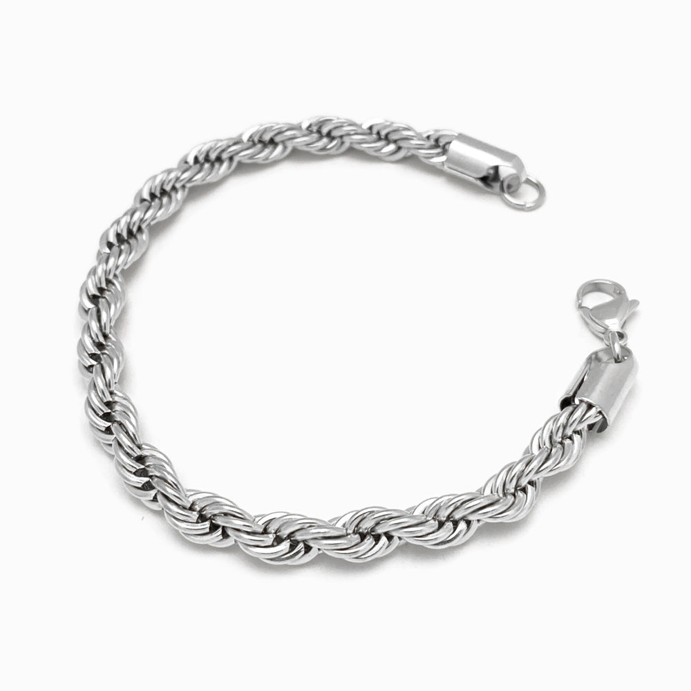 Pulseira Torcida SL3008 - Aço Inox Prateado