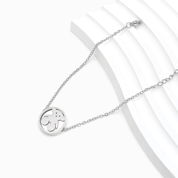 Pulseira Urso SL2003 - Aço Inox Prateado com Madrepérola