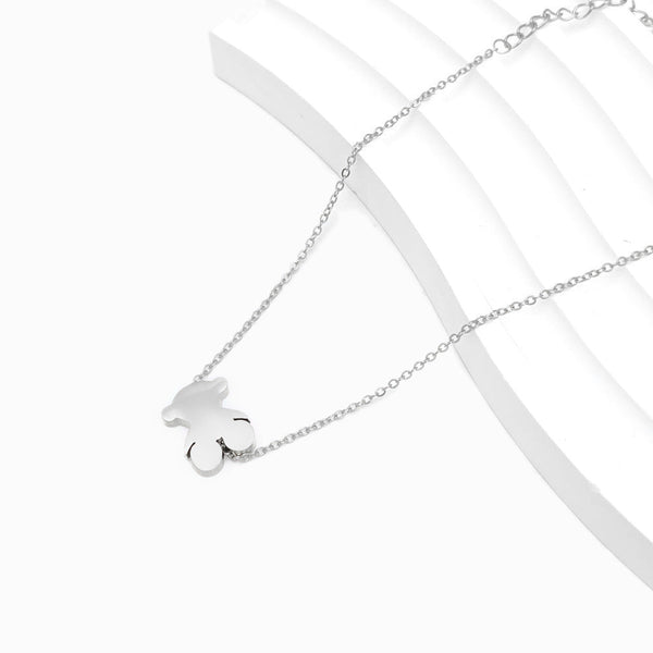 Pulseira Urso - Aço Inox com Madrepérola