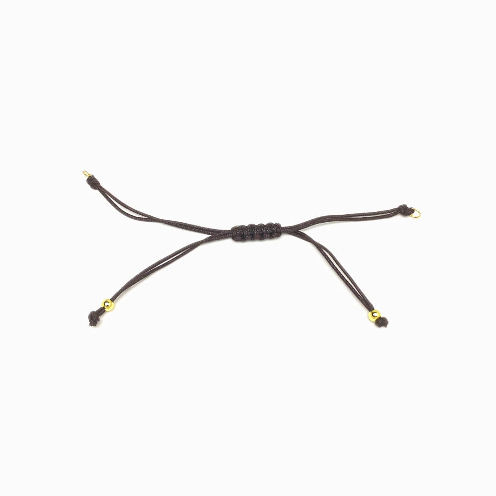 Pulseira macramé ajustável semi pronta