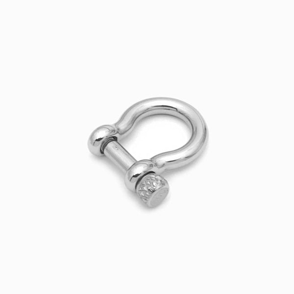 Fecho Mosquetão 25x23mm - Aço Inox Dourado