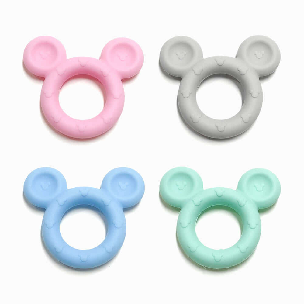 Argola de silicone em Forma Mickey