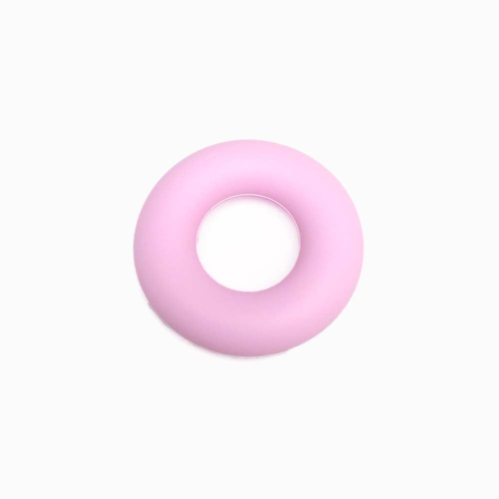 ANEL DE SILICONE DONUT ROSA BEBÉ
