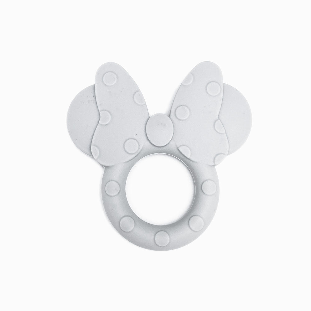 ANEL DE SILICONE FORMA MINNIE CINZA