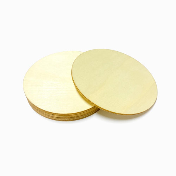 Base redonda em madeira