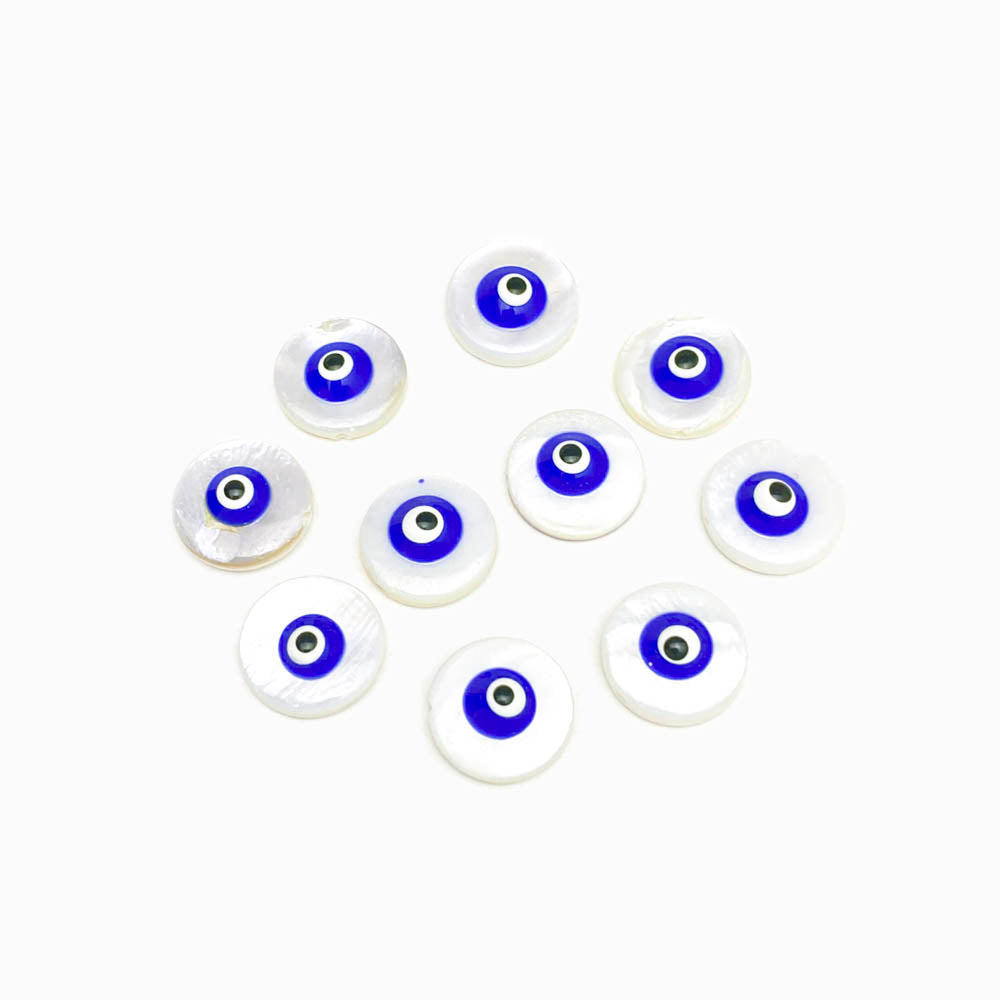 Entremeio Olho Turco Madrepérola 12mm