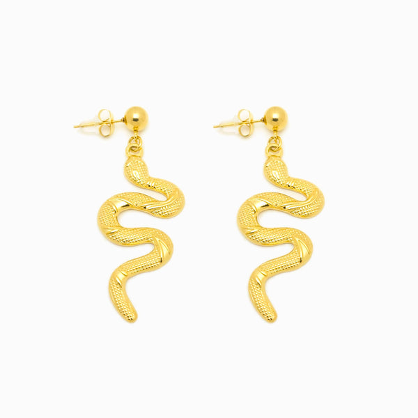 BRINCOS SNAKE AÇO INOX