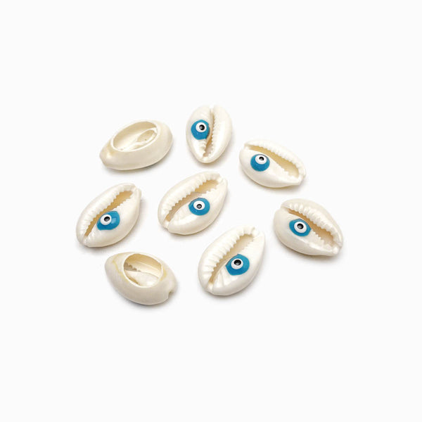 Pack 5 Entremeio Búzio com Olho Turco 21x14mm
