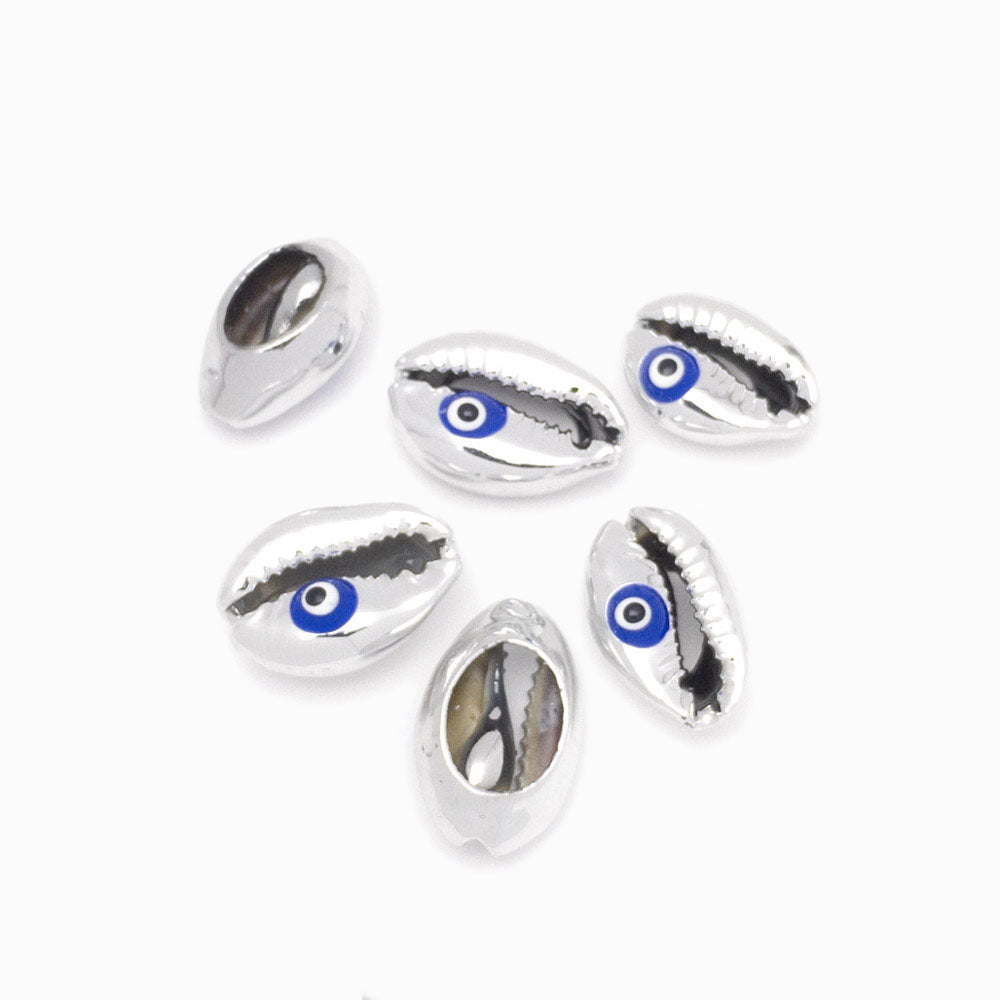 Pack 5 Entremeio Búzio com Olho Turco 21x14mm